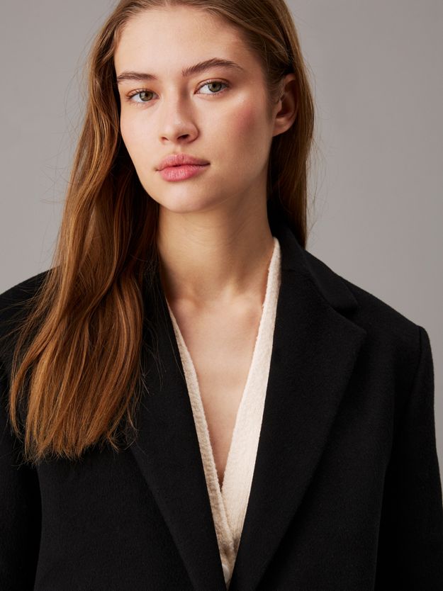 Relaxed Brushed Wool Coat