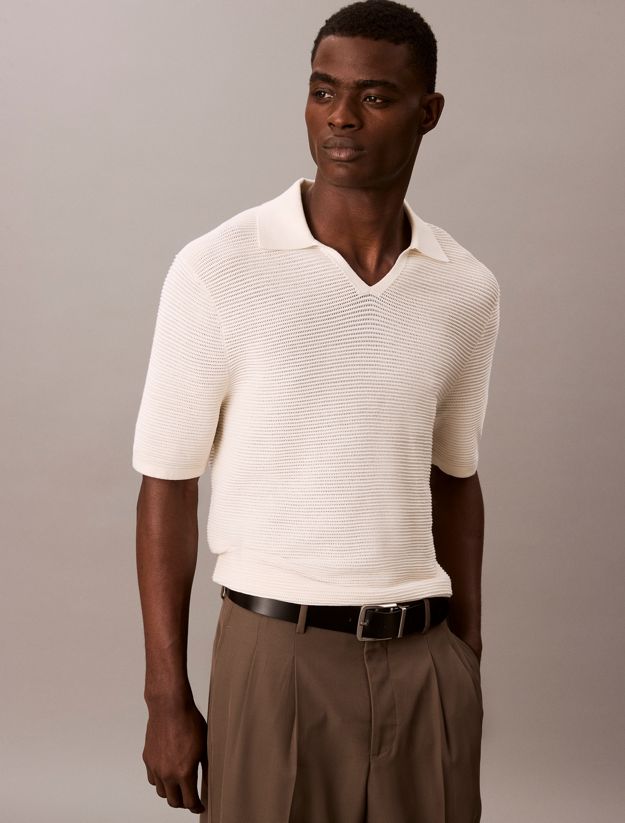 Tech Knit Johnny Collar Polo Shirt