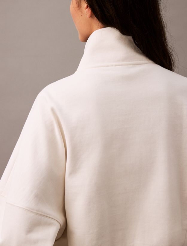 Cotton Terry Zip Up Jacket