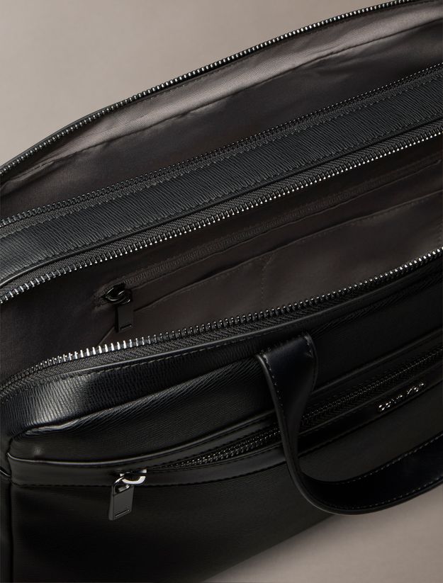 Textured Zip Commuter Bag