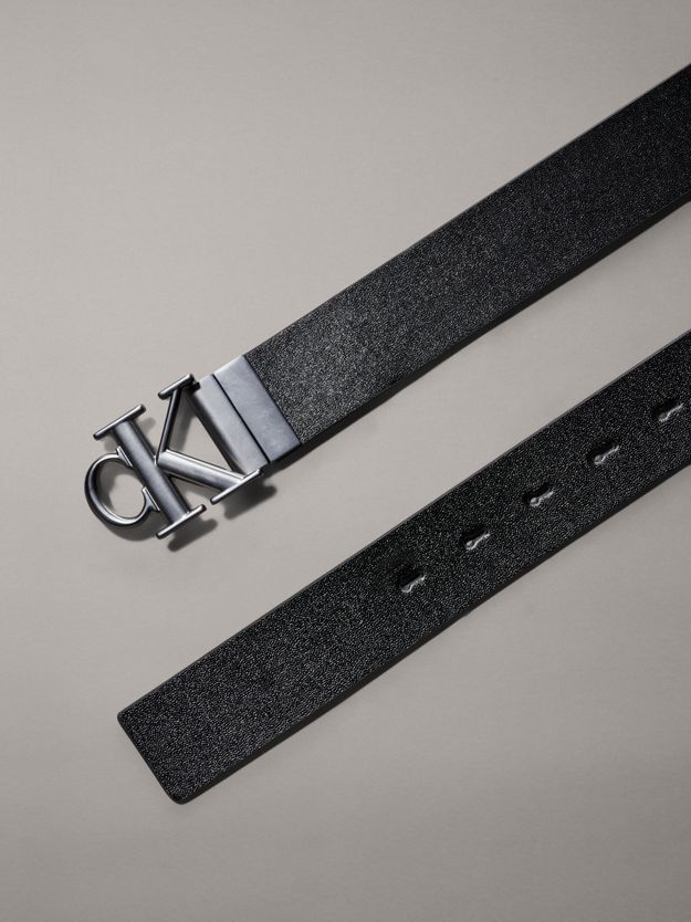 Leather Reversible Logo Belt