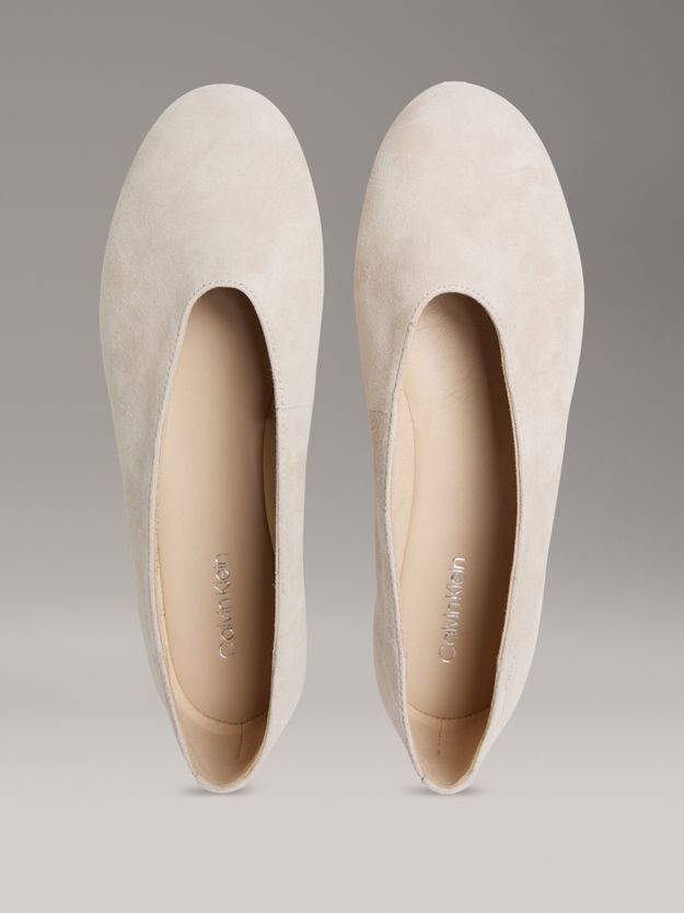 Suede Ballerinas