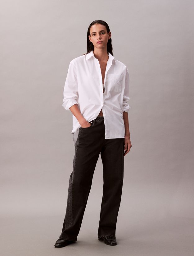 Relaxed Cotton Poplin Shirt