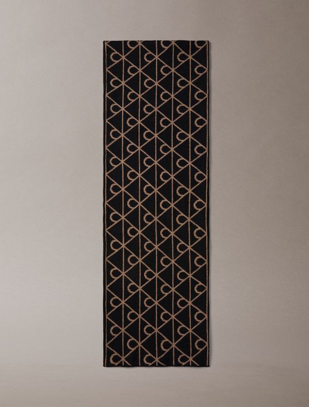 Reversible Wool Cashmere Blend Scarf