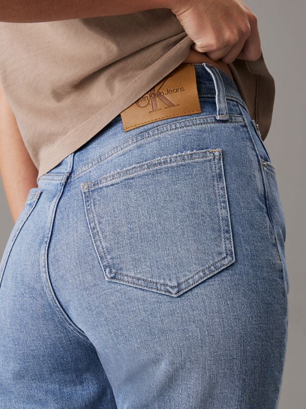High Rise Straight Jeans