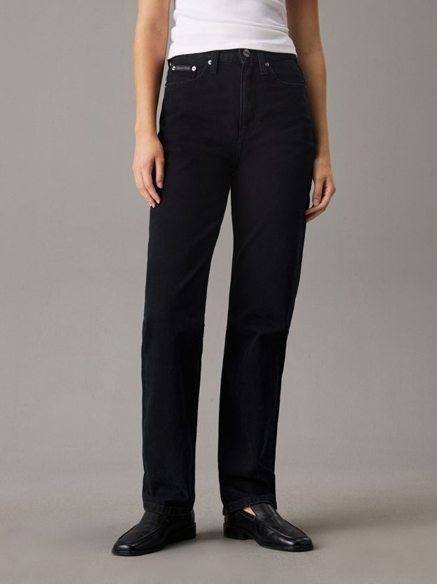 High Rise Straight Jeans