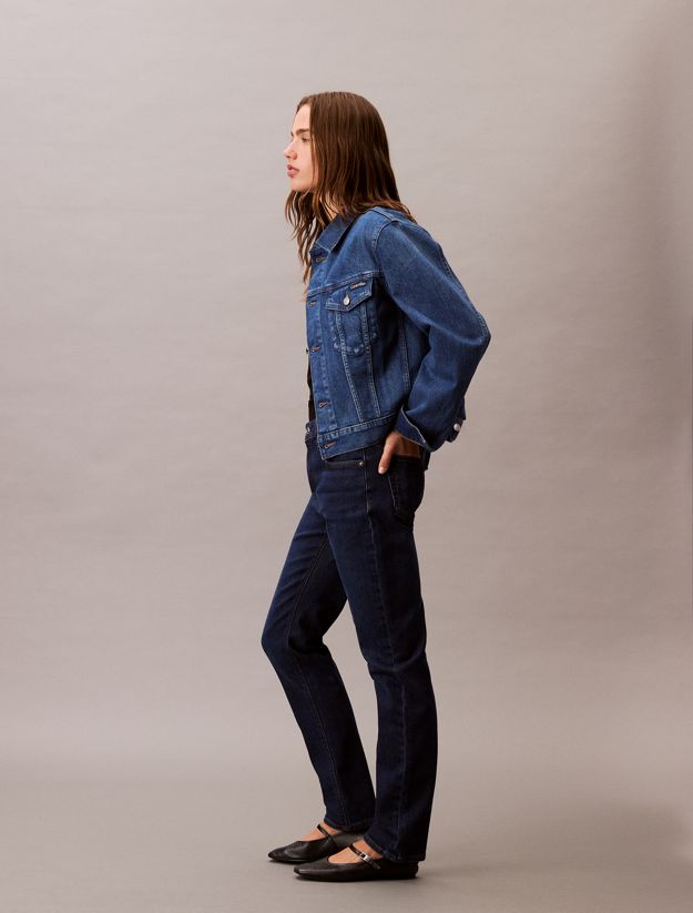 Mid Rise Slim Jeans