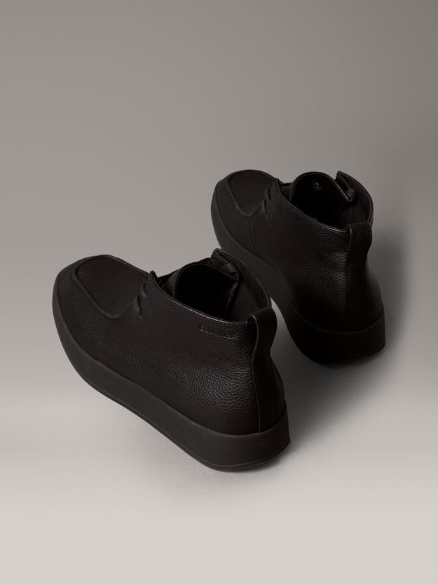 Leather Hybrid Cupsole Chukka Boots