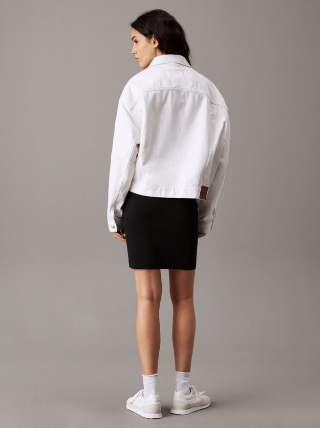 Slim Stretch Knit Mini Skirt