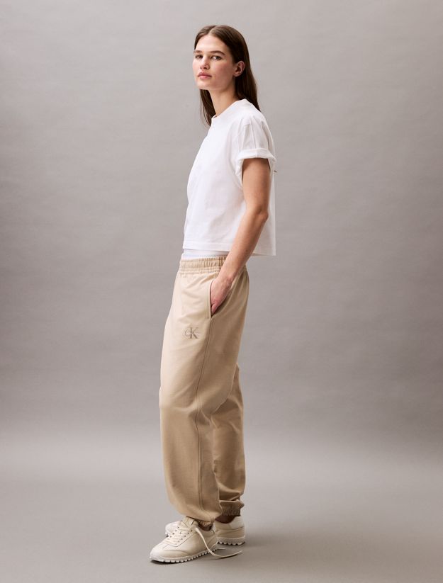 Cotton Terry Monogram Joggers