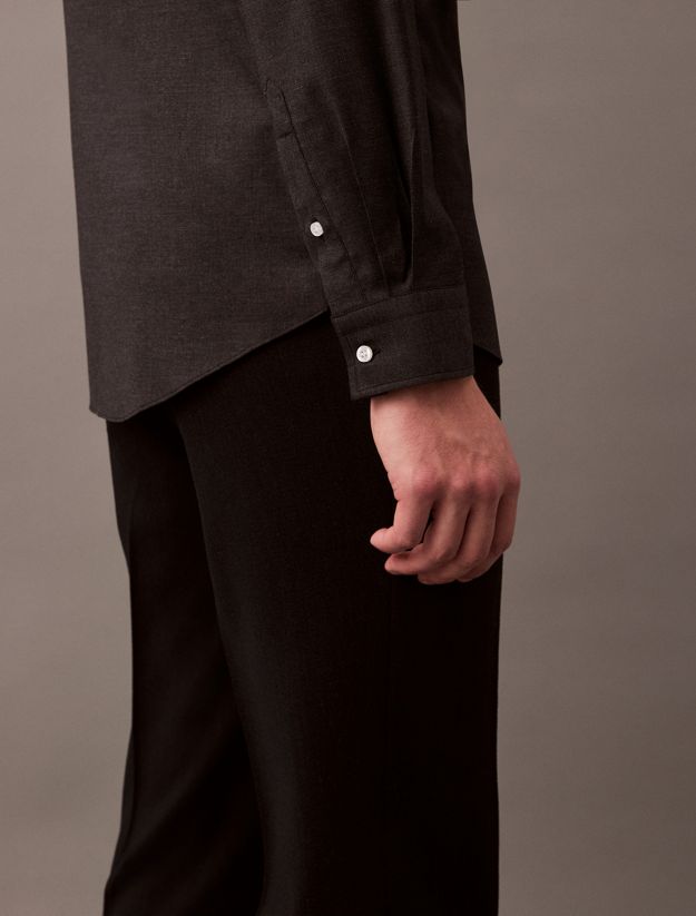Slim Wool Gabardine Trousers