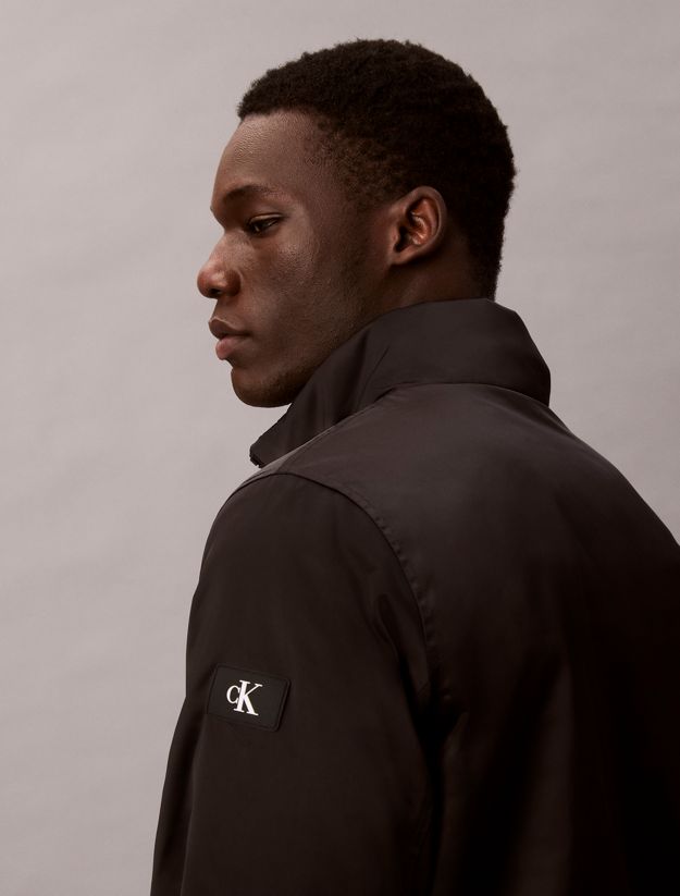 Padded Zip Mock Neck Jacket