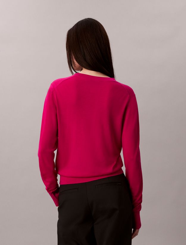 Merino Wool V-Neck Jumper