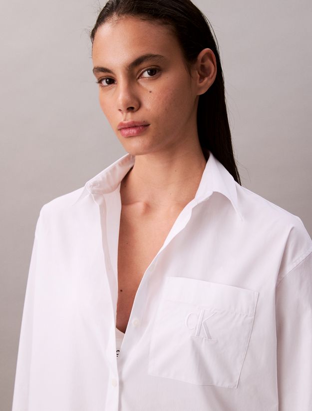 Relaxed Cotton Poplin Shirt