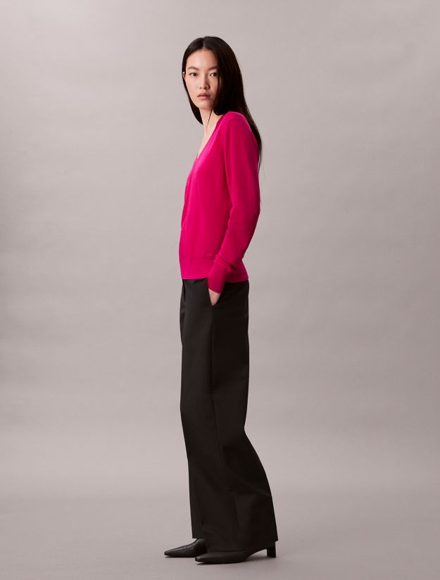 Merino Wool V-Neck Jumper