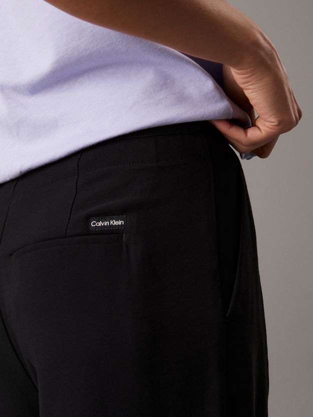 Relaxed Straight Drawstring Trousers