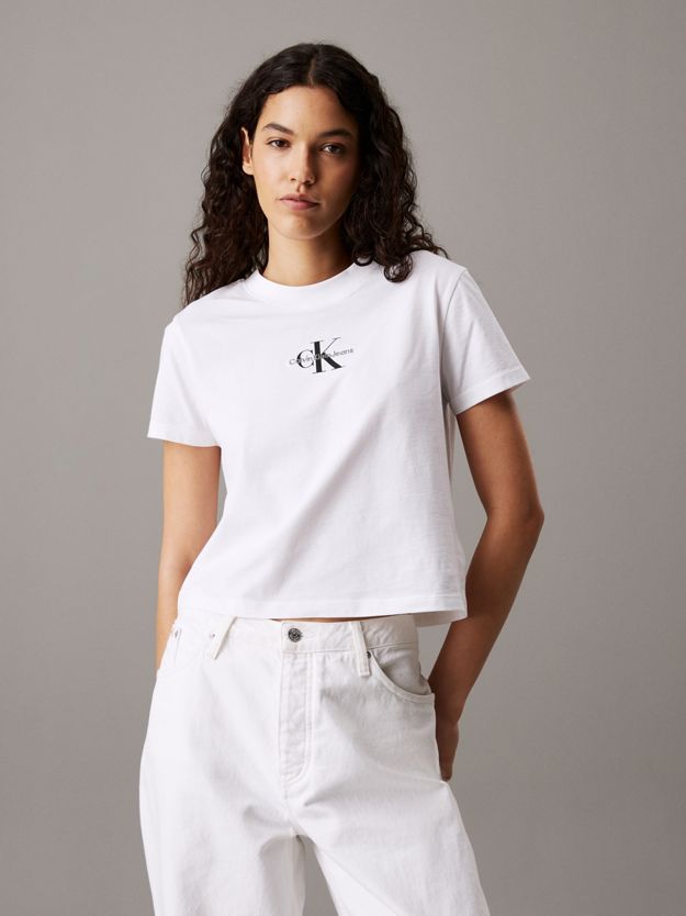 Cropped Monogram T-shirt
