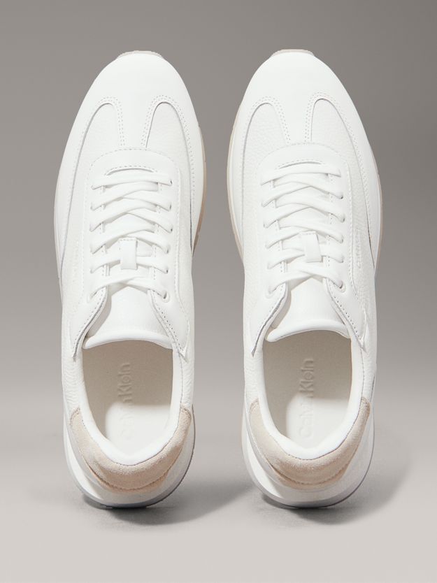 Leather Low Profile Trainers
