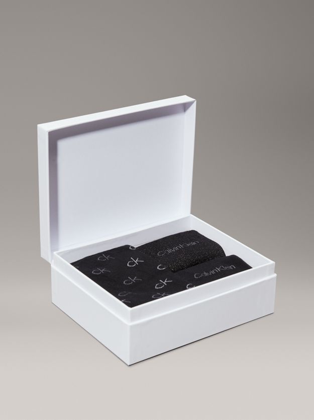 3 Pack Metallic Crew Socks Gift Set