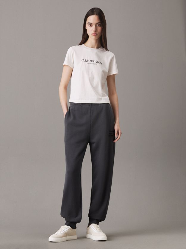 Washed Cotton Terry Joggers