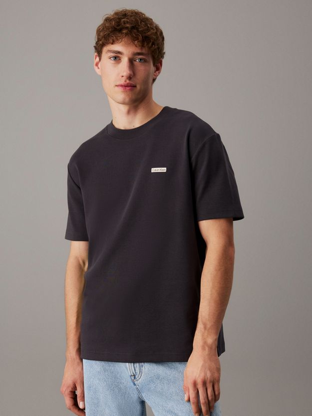 Cotton Stretch Badge T-shirt
