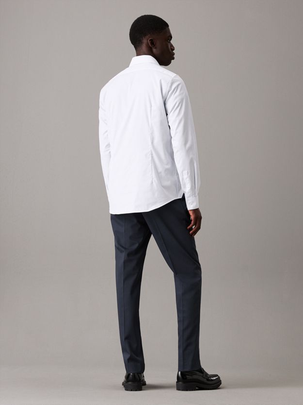 Slim Tapered Twill Trousers