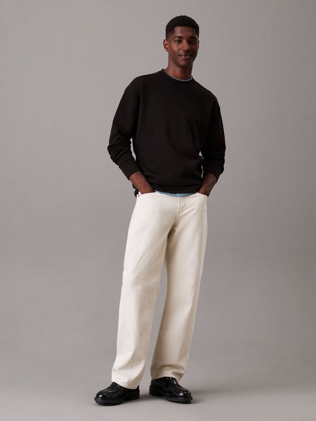 Relaxed Technical Interlock Sweatshirt