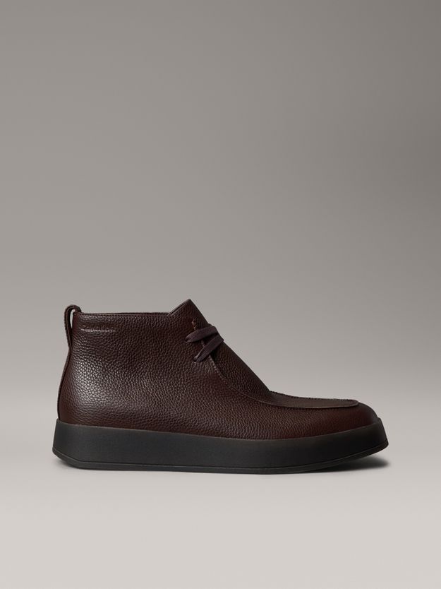 Leather Hybrid Cupsole Chukka Boots