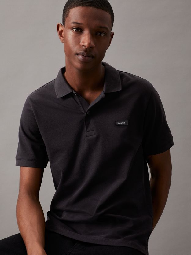 Slim Stretch Pique Polo Shirt