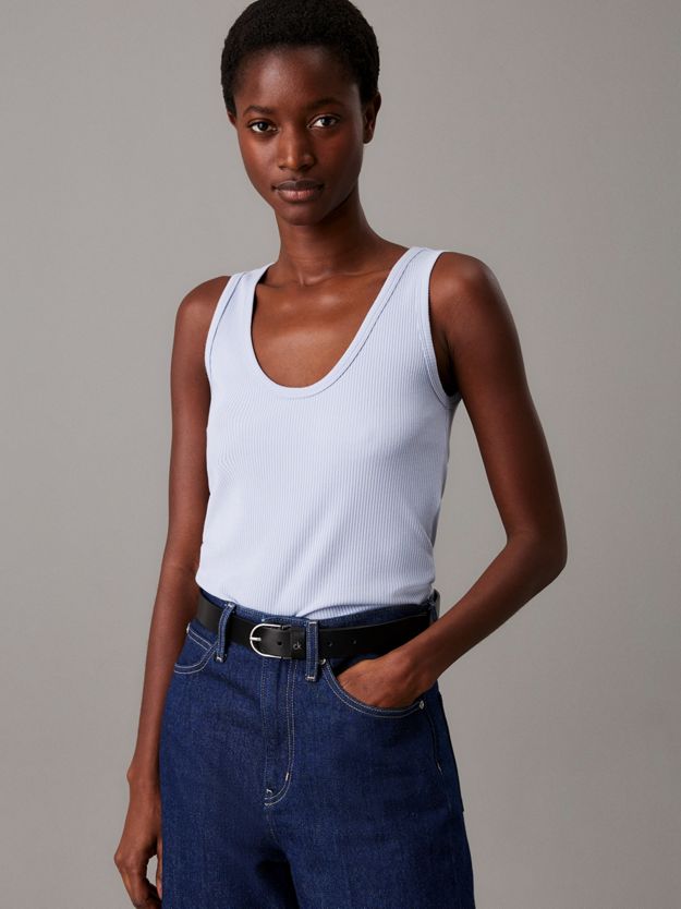 Slim Ribbed Tank Top