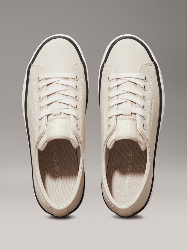 Leather Platform Trainers