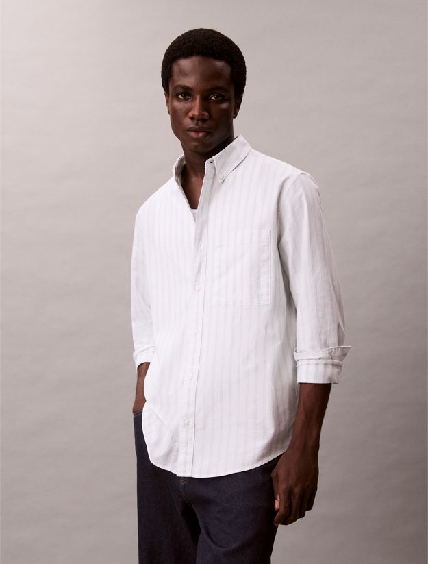 Stripe Oxford Classic Button-Down Shirt