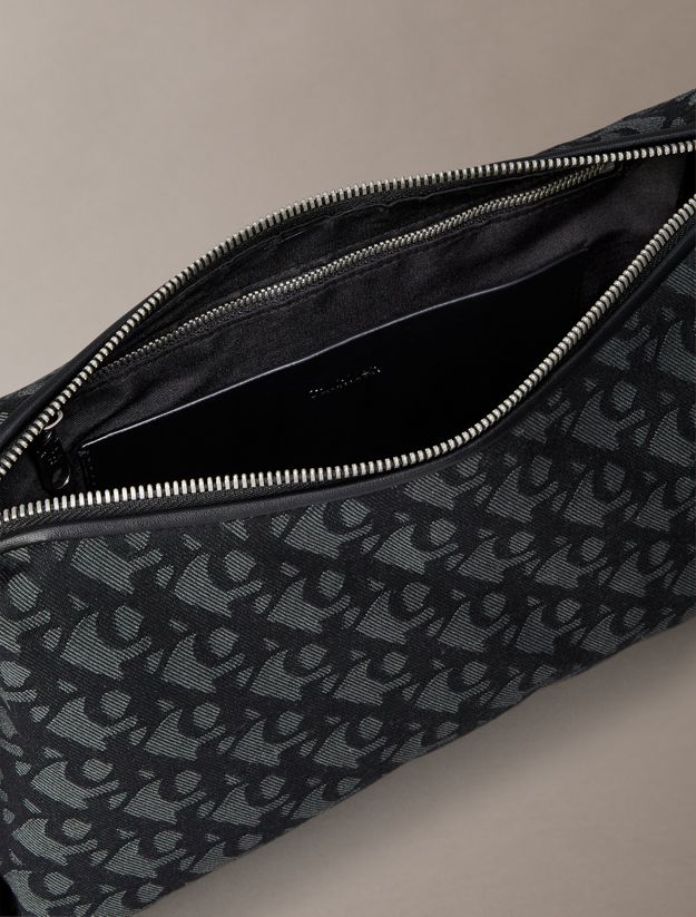 Logo Jacquard Shoulder Bag