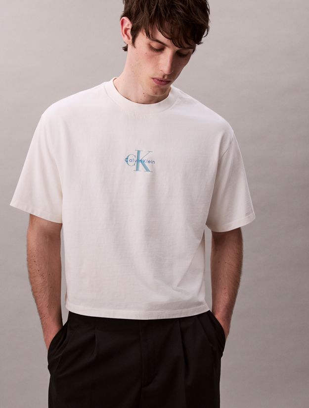 Monogram Logo Washed Relaxed Tee