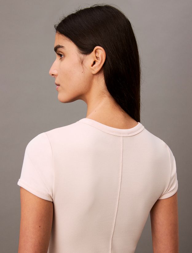 Soft Stretch Cotton T-shirt Dress