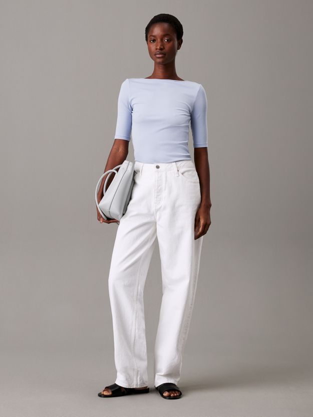 Skinny Modal Scoop Back Top