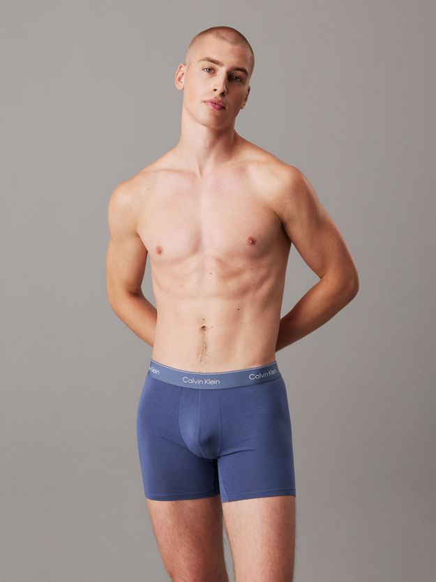 3 Pack Boxer Briefs - Icon Cotton Stretch