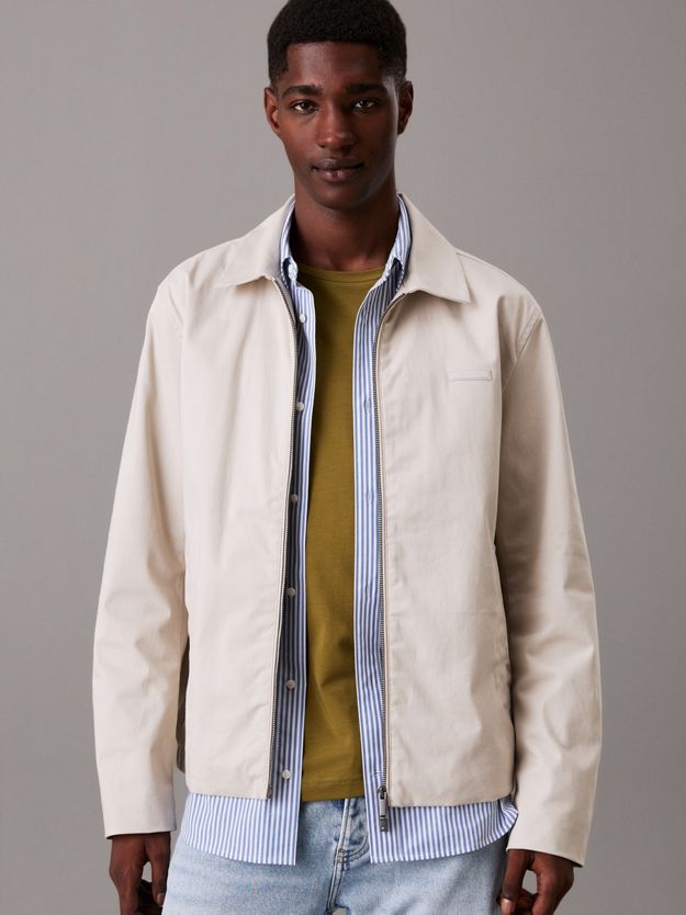 Sateen Stretch Blouson Jacket