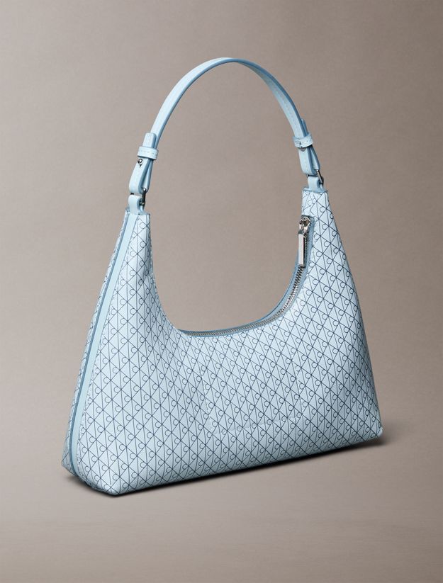 Allover Monogram Logo Shoulder Bag