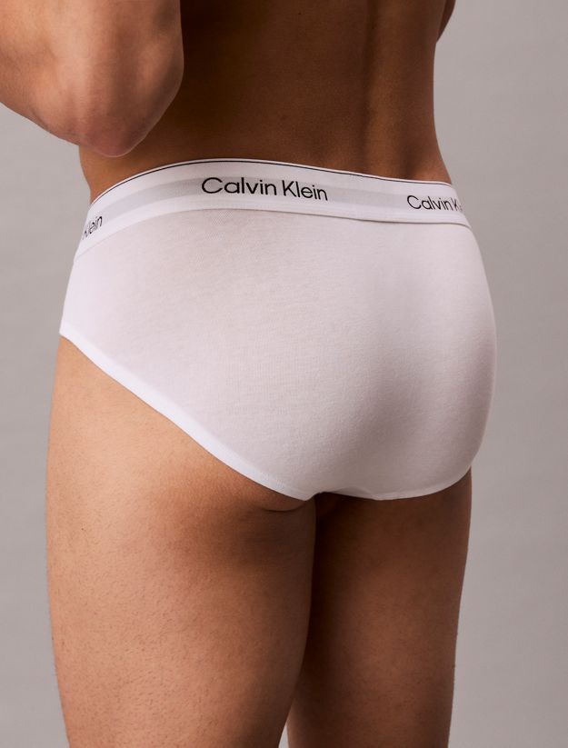 3 Pack Hip Briefs - Icon Cotton Stretch