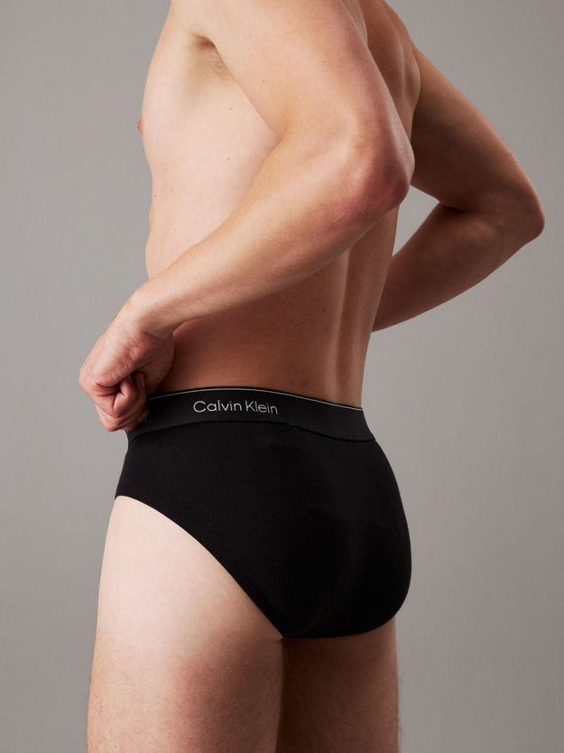 3 Pack Hip Briefs - Icon Cotton Stretch