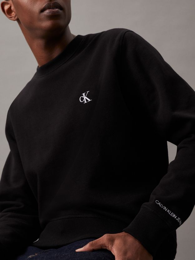 Cotton Blend Fleece Sweatshirt