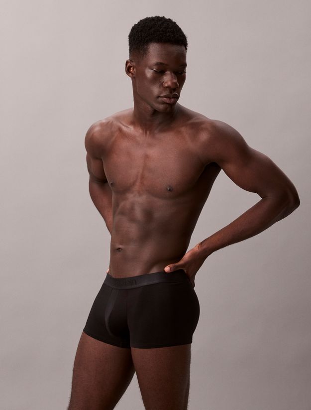 3 Pack Low Rise Trunks - CK Black