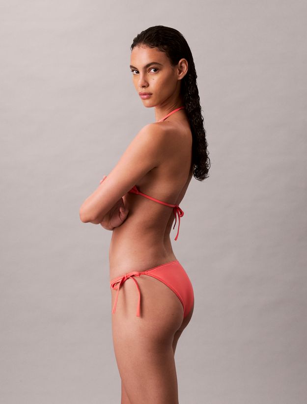 Tie Side Bikini Bottoms - CK Monogram