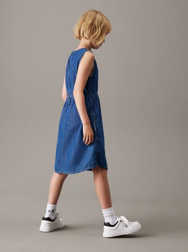 Lightweight Denim Midi Dress