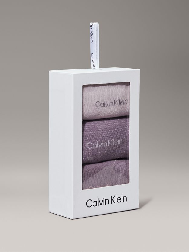 3 Pack Metallic Crew Socks Gift Set