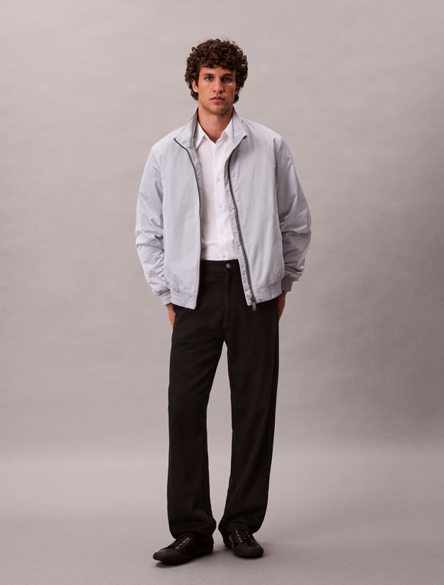 Padded Zip Mock Neck Jacket