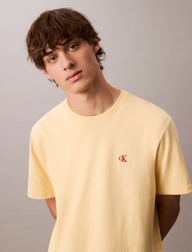 Embroidered Monogram Logo Relaxed T-Shirt