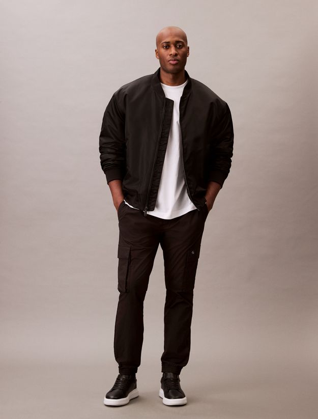 Plus Size Skinny Ripstop Cargo Pants