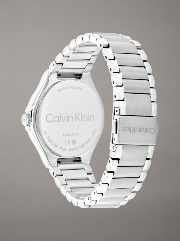 Stainless Steel Crystal Watch